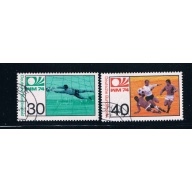 Germany 1146-47 Used set World Cup Soccer (GI0179P23)+