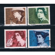Germany 1155-58 Used set Woman Writers (GI0166P14)+