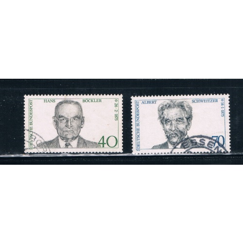 Germany 1159-60 Used set Schweitzer and Bockler (GI0163P13)+