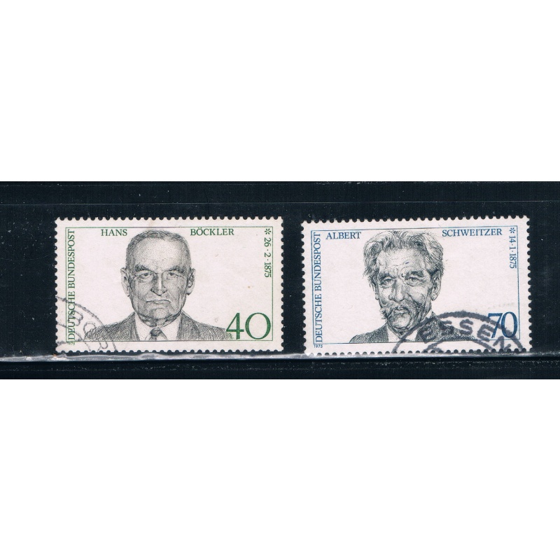 Germany 1159-60 Used set Schweitzer and Bockler (GI0163P13)+