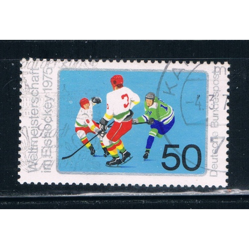 Germany 1163 Used Ice Hockey (GI0160P11)+