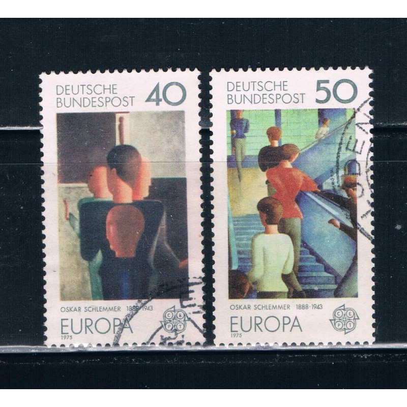 Germany 1164-65 Used set Europa 1975 (GI0155P9)+