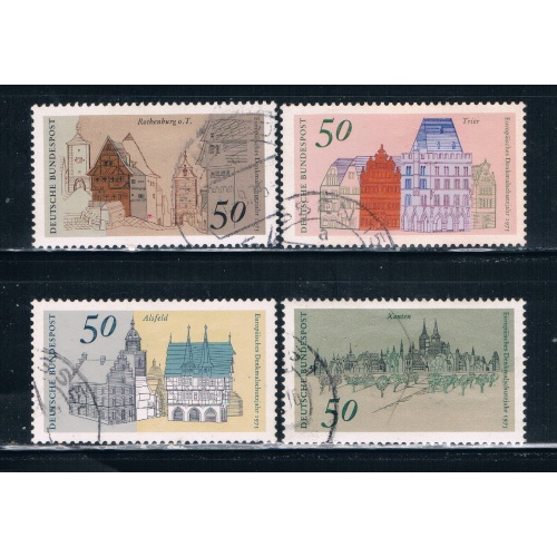 Germany 1196-99 Used set Architectual Heritage (GI0151P6)+