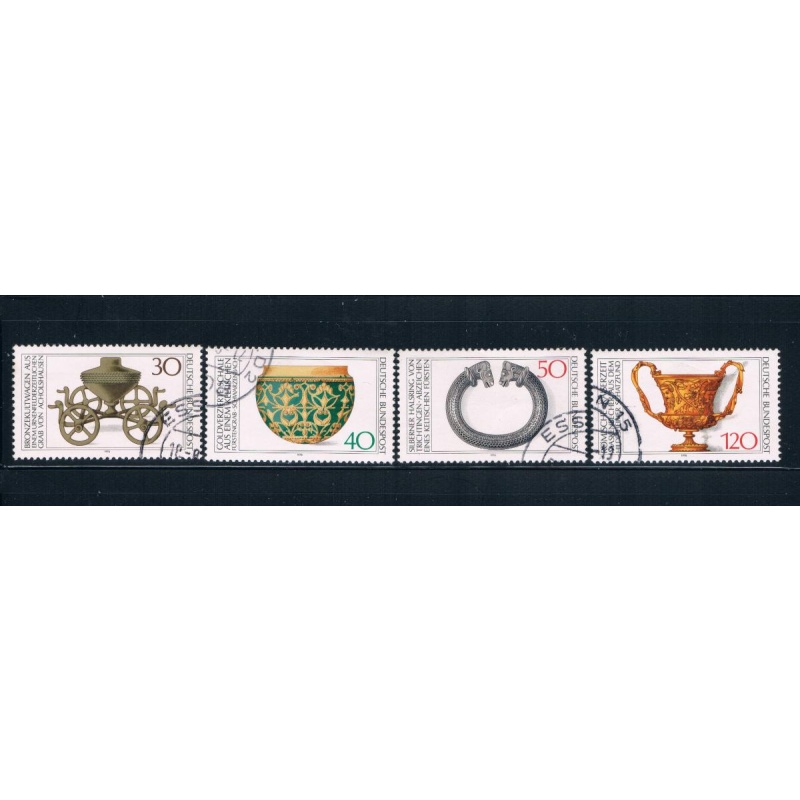 Germany 1218-21 Used set Archaeological Treasures CV 2.65 (G0124)