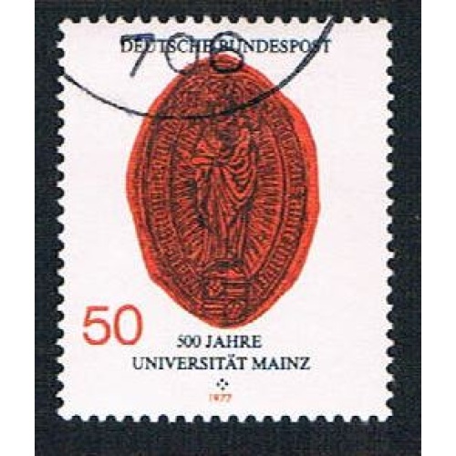 Germany 1252 Used Oldest Rectors Seal (BP17312)