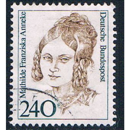 Germany 1492 Used Mathilde Annekie 1986 CV 2.00 (G0461)