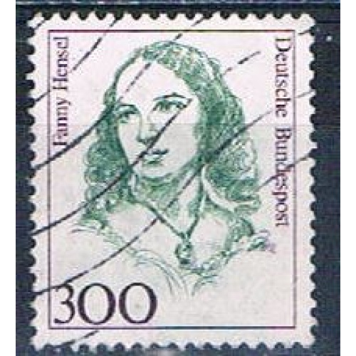 Germany 1493A Used Fanny Hansel 1986 CV 1.20 (G0411)