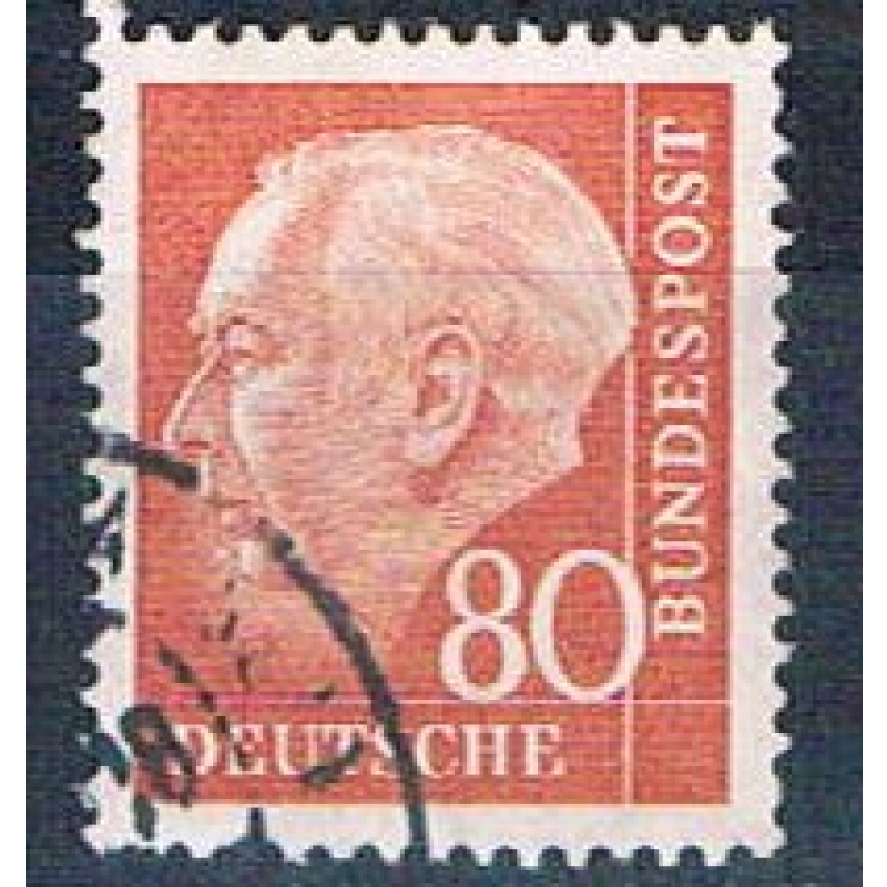 Germany 717 Used Thedore Heuss 1954 CV 4.50 (G0410)