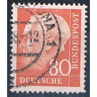 Germany 760 Used President Heuss 1956 CV 1.90 (G0414)