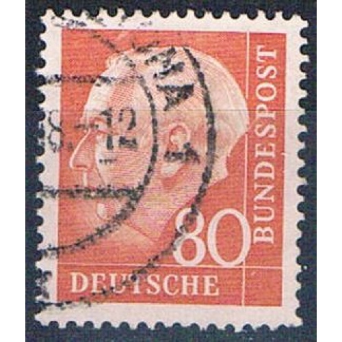 Germany 760 Used President Heuss 1956 CV 1.90 (G0414)
