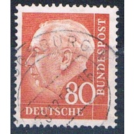 Germany 760 Used President Heuss 1956 CV 1.90 (G0415)