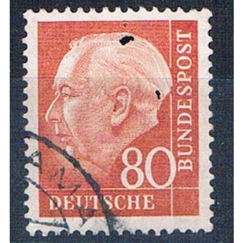 Germany 760 Used President Heuss 1956 CV 1.90 (G0416)