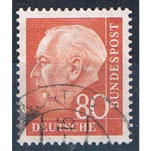 Germany 760 Used President Heuss 1956 CV 1.90 (G0425)