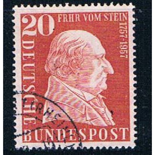Germany 776 Used Baron Vom Stein 1957 (GI0673P198)+