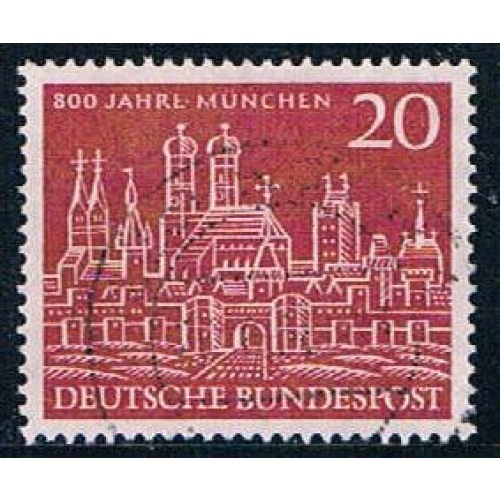Germany 785 Used Old Munich 1958 (GI0666P196)+