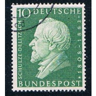 Germany 789 Used Schulze-Delitzsch 1958 (GI0663P195)+