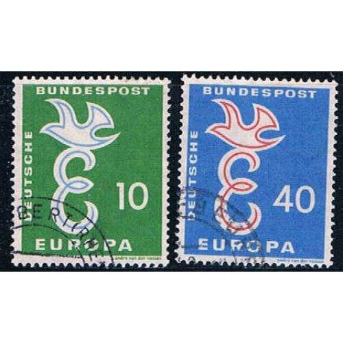 Germany 790-91 Used Europa 1958  (GI0659P194)+