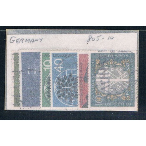 Germany 805-10 Used Issues CV 4.40 (G0257)