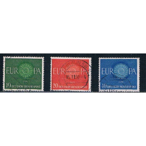 Germany 818-20 Used set Europa 1960 CV 1.25 (GI0631P182)+