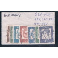 Germany 825- Used Partial Set Scott nums Shown 1961 CV 2.30 (G0261)