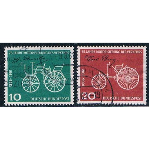 Germany 840-41 Used set Motor cars (GI0618P178)+