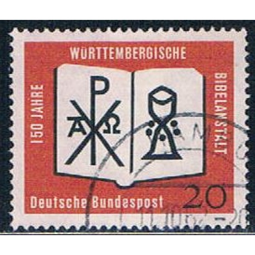 Germany 851 Used Open Bible (GI0606P172)+