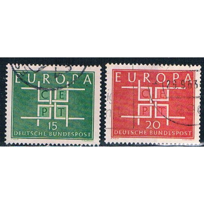 Germany 867-68 Used set Europa 1963 (GI0584P163)+