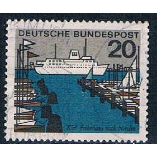 Germany 871 Used North ferry pier (GI0574P159)+