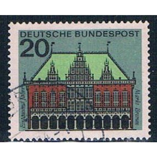 Germany 878 Used City Hall Bremen (GI0542P141)+
