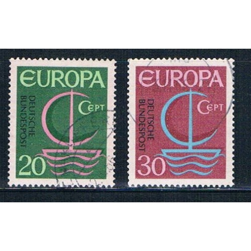 Germany 963-64 Used set Europa 1966 (GI0501P129)+