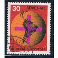 Germany 977 Used Cross and Map (GI0483P121)+