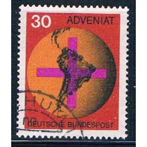 Germany 977 Used Cross and Map (GI0483P121)+