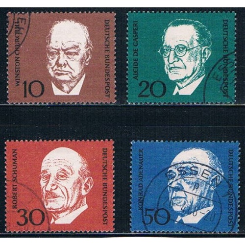 Germany 982a-d Used set European leaders CV 2.25 (GI0469P115)+