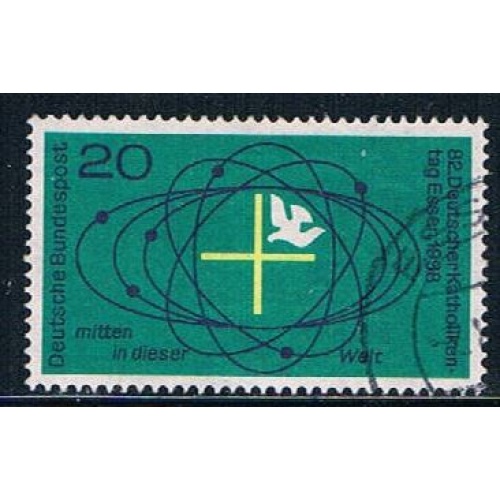 Germany 989 Used Cross and Dove (GI0456P109)+