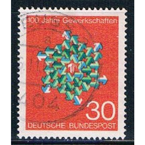 Germany 991 Used Trade Unions (GI0457P109)+