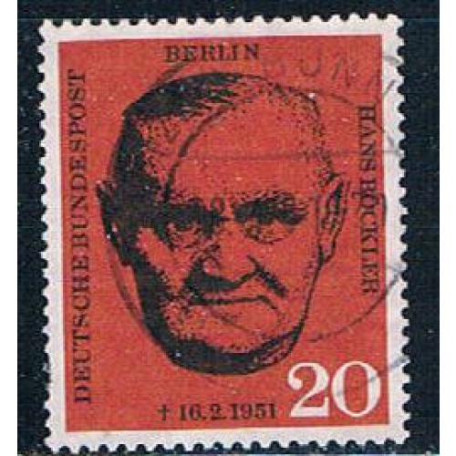 Germany 9N175 Used Hans Bockler (GI0627P180)+