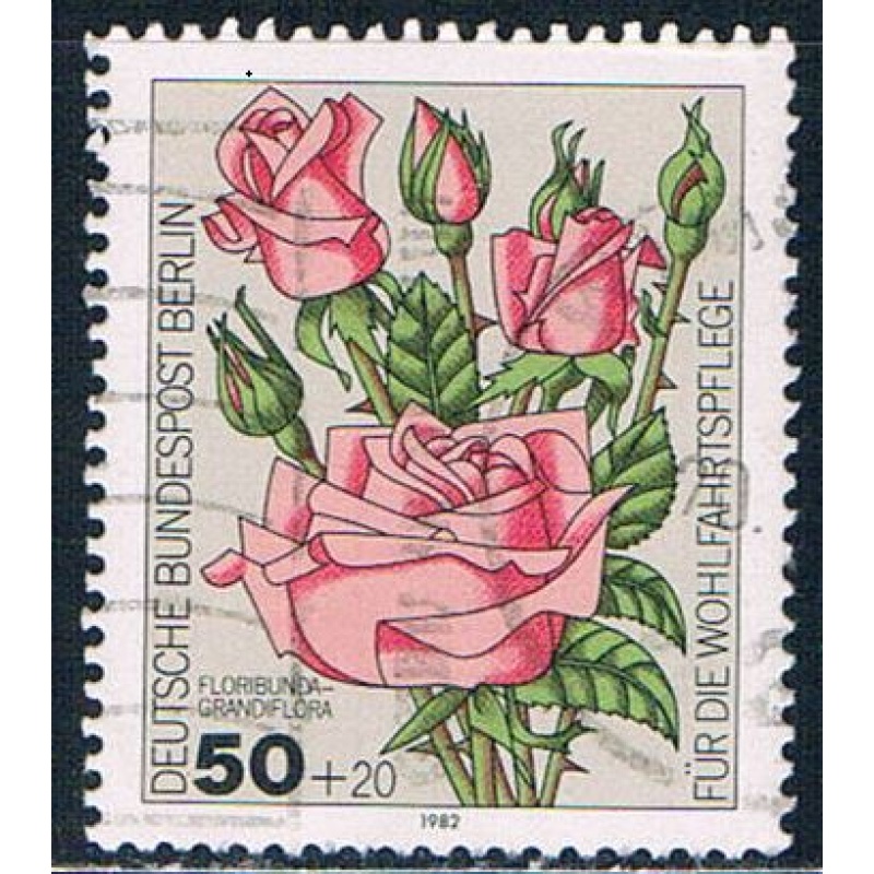 Germany 9NB193 Used Flowers 1982 (G0465)