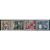 Germany B356-59 Used set Miners 1957 CV 21.00 (GI0679P199)