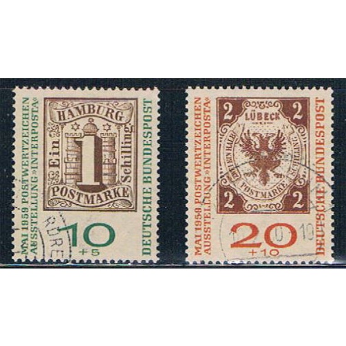 Germany B368-70 Used Star Dollars fairytale 1959 CV 1.05 (GI0651P189)+