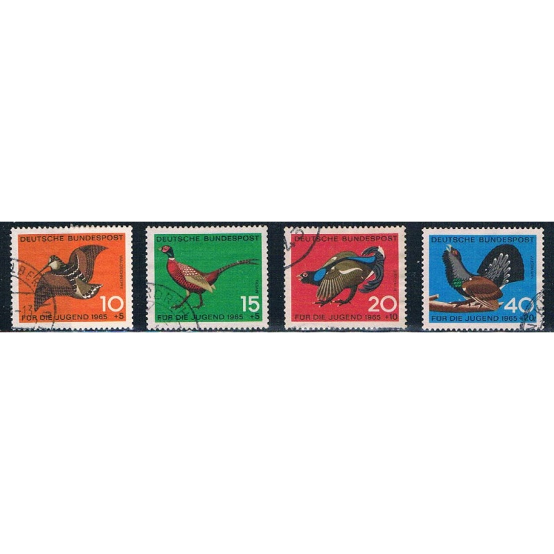 Germany B404 07 Used set Birds CV 1.80 (GI0546P145)