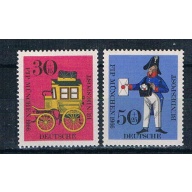 Germany B416-17 MNH set Carrier and Mail Coach 1966 (G0758)+