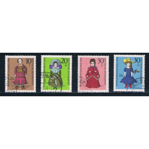 Germany B438-41 Used set Dolls CV 1.65 (GI0453P107)+