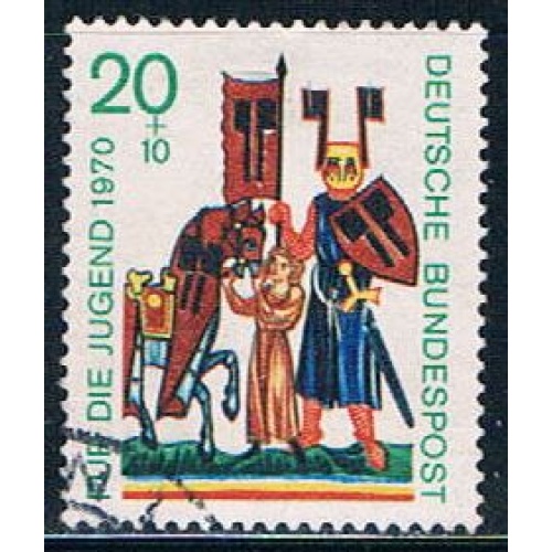 Germany B456 Used Medievil Figures (GI0385P89)