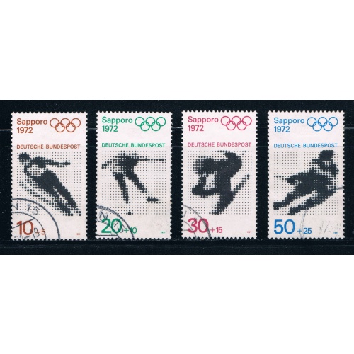 Germany B472-75 Used set Olympics 1972 (GI0281P65)+