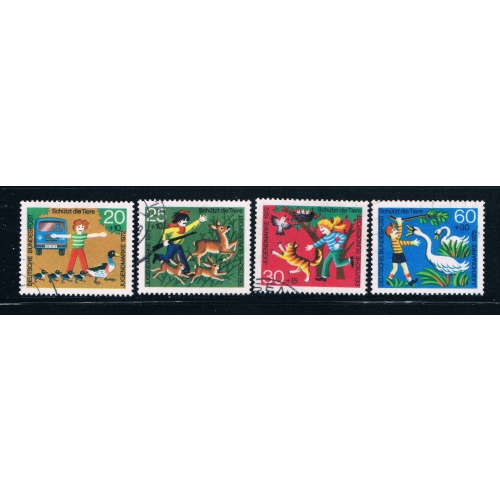 Germany B481-44 Used set Animal protection (GI0269P60)+