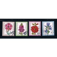 Germany B512-15 Used set Flowers (GI0171P19)+
