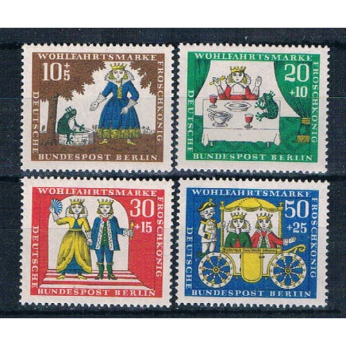 Germany Berlin 9BN41-44 MNH set Fairy Tales 1966 CV 1.20 (G0754)