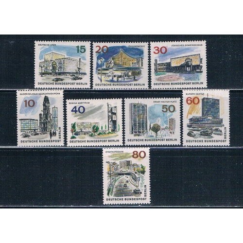 Germany Berlin 9N223-229;9N231 MNH The New Berlin 1965 CV 2.20 (G0755)+