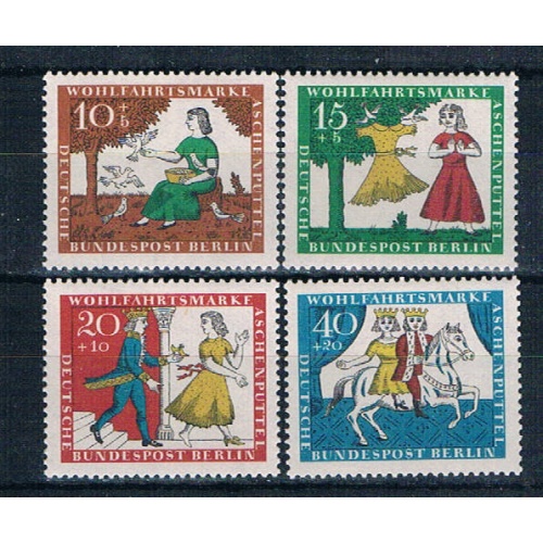 Germany Berlin 9NB33-36 MNH set Fairy Tales 1965 CV 1.20 (G0761)