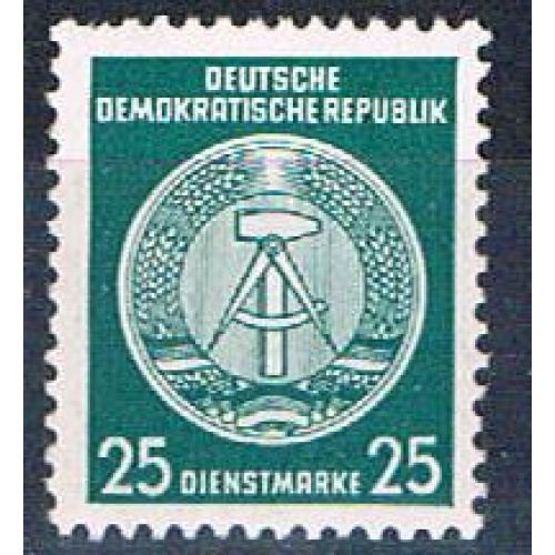 Germany O23 MLH Arms of Republic 1954 CV 2.25 (G0405)